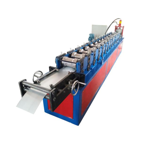 Custom Garage Roller Shutter Door Roll Forming Machine , Panel Color Sheet Making Machine