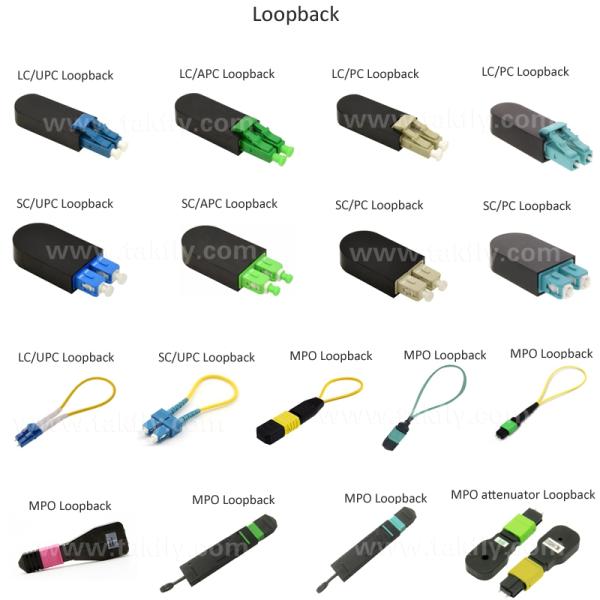 FTTH LoopBack Fiber Optic Patchcord LC Singlemode Cable