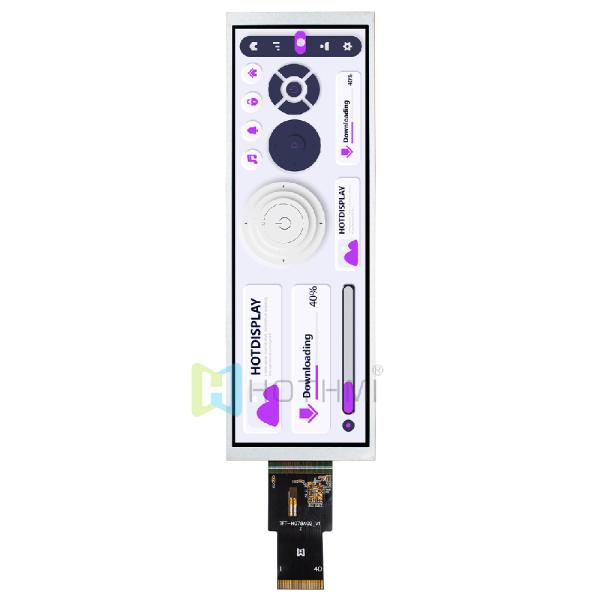 7.8-inch 400x1280 resolution color display / IPS TFT LCD / SPI+LVDS interface /