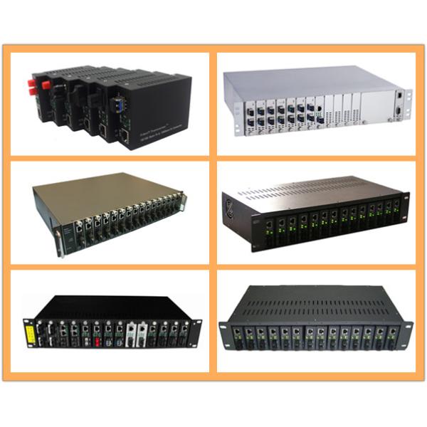 16slots 2 U Rack Mount Fiber Optic Media Converter with automatic switch