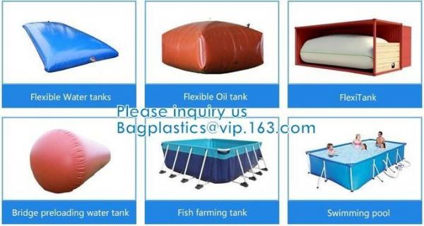 Flexible soft fabric TPU Frame Bag Bladders Water Tank Flexible Liquid Storage Fuel Pillow Tanks, Storage Transport 13