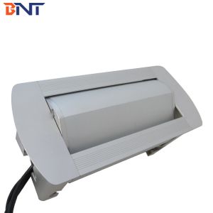 Hidden table multimedia aluminum alloy flip up office desk socket