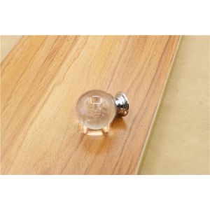 Quality Round Crystal Pulls Drawer Handle Furniture Pulls Handles for sale