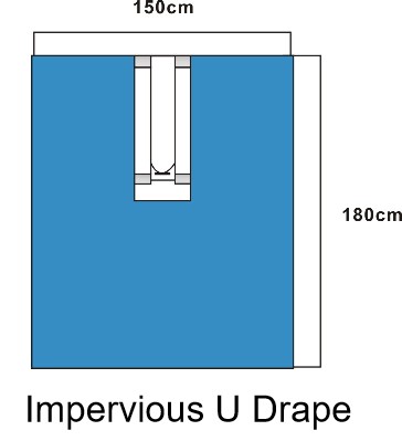 U Split Surgical Drape High Strength