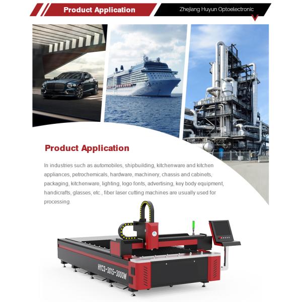 Continuous Wave 3015 Fiber Laser Cutting Machine for Precise Cutting