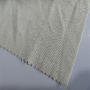 China 100% Mera Aramid Inherent FR Fabric 220gsm Knitted Interlock Fabric on sale