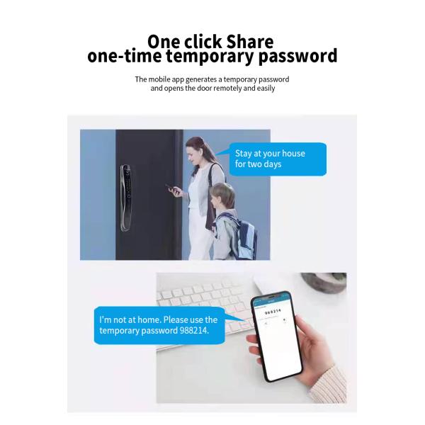 S931Max Automatic Fingerprint Door Lock USmart GO Intercom Lock For Door