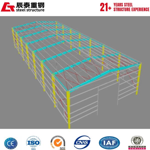 Sturdy Long-Span Fast Construction Storage Steel Structure Building For Warehouse