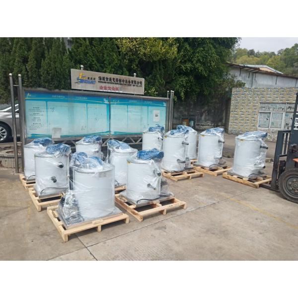 Vertical Flake Ice Maker Evaporator Machine Drum System 5 Ton