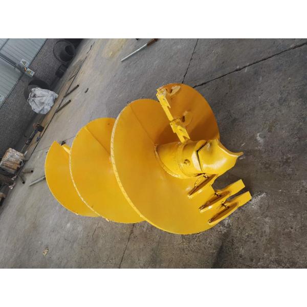 Clay Flat 300mm Drilling Auger Bits With Single Flight Single Spiral