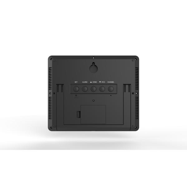 Radio-controlled Digital Table Clock with Indoor Outdoor Temperature 22.6 x 2.7 x 18.8cm