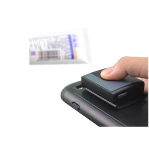 Small Wearable Wireless Barcode Scanner , Android Bluetooth Laser Code Scanner