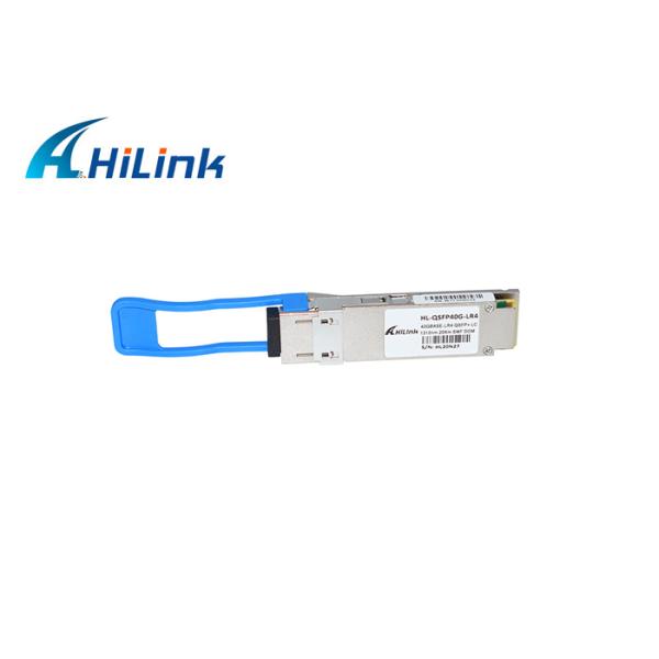 QSFP+ 1310nm 20km LC DOM Optical Transceiver Module 40GBASE-LR4