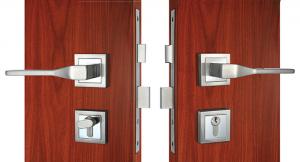 Quality Rose Door Key Interior Door Mortise Lockset Replacement Zinc Alloy for sale