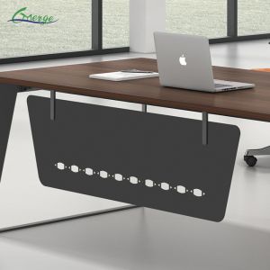 L Shape OfficeTable Modern Wood Manager Office Executive Desk with File Cabinet