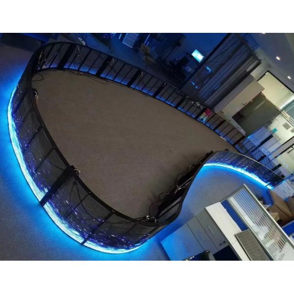 Optional LED Chip Transparent Flexible Indoor/Outdoor Full Color Window Display for Store