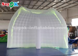 Quality Inflatable Party Tent Portable Inflatable Photo Booth Background Wall With Led Light Strip For Events for sale