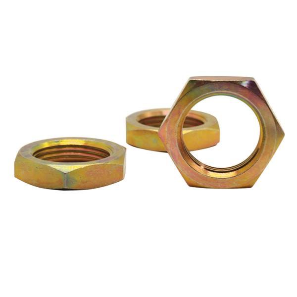 Copper M10 Hex Head Nuts ANSI A193 Serrated Flange Nuts