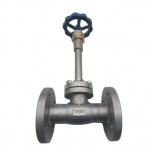 China Iso9001 And Ce Approved Ss304 Cryogenic Globe Valve Flange Connection on sale