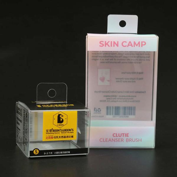 Customized Wholesale Acetate Box Clear Hand Stack Protector Display Boxes PET PVC Box