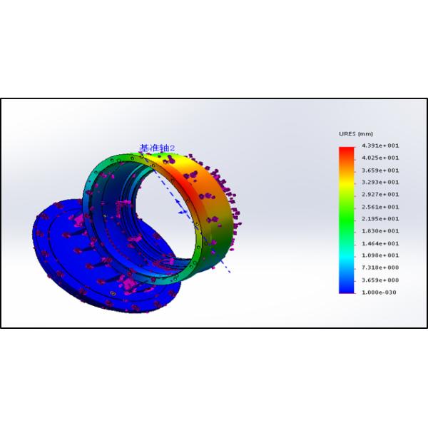 SDE7 Dual Axis Worm Gear Drive Gearbox With Self Locking Feature For PV Panel Solar Trackers