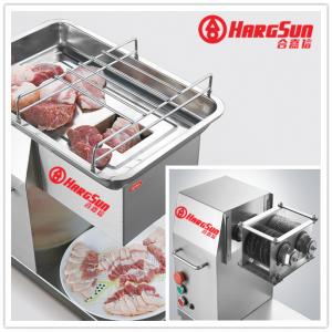 Quality Thickness 3mm Commercial Meat Cutter Machine 500kg/H  For Supermarket for sale