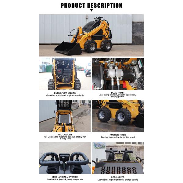 Remote Control Mini Skidsteer Earth Moving Machinery