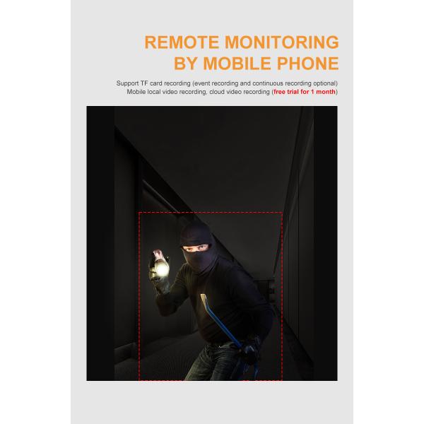 6pcs IR LED Smart Video Doorbell 1080P Tuya Smart Life Video Doorbell