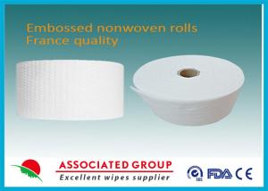 China Wood Pulp Spunlace Nonwoven Fabric Flushable 80Mm Customeized on sale