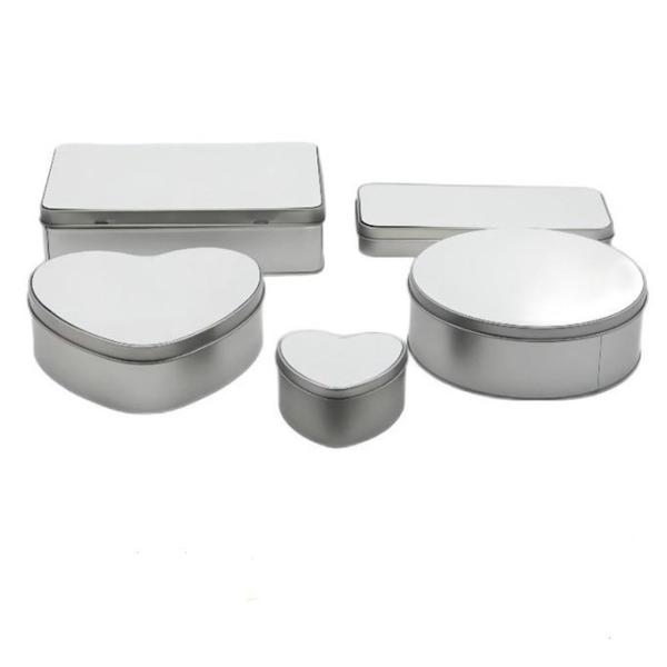 Sublimation Metal Candy Tin Box Gift Boxes In All Sizes tin storage containers