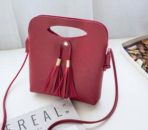China Ready To Ship Promotional Shopper Purses Lightweight Clutches Small Cross body Bag Magnetic Lock Tassel Coin Purses on sale
