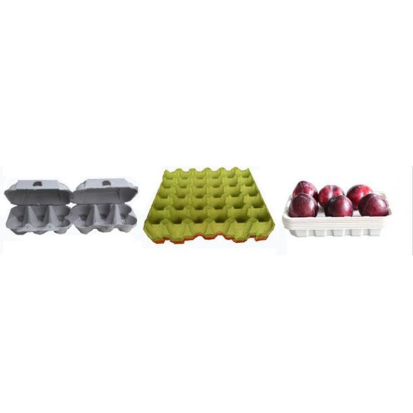 Energy-saving Auto Paper Pulp Making Machinery Vacuum Suction Forming Method