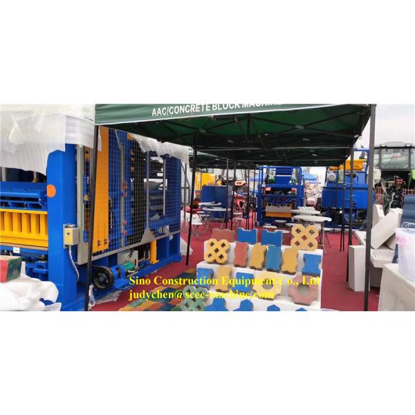 Intelligent Control Hollow Block Maker Machine , Brick Production Line