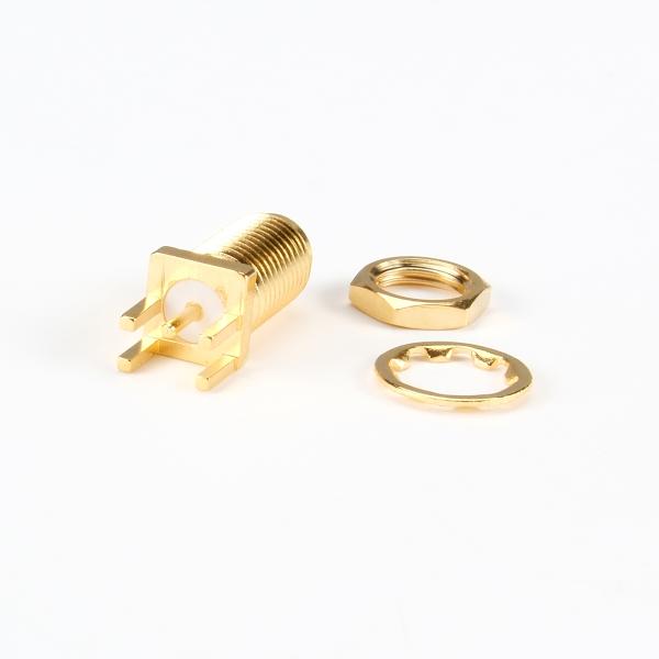 SMA-KE-16.5 Gold Plated Female Connector Straight For PCB Mounting Wifi Antenna Connector