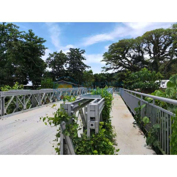 51m Single Span Compact-100 Assembled Highway Steel Bridge With Short Delivery Time