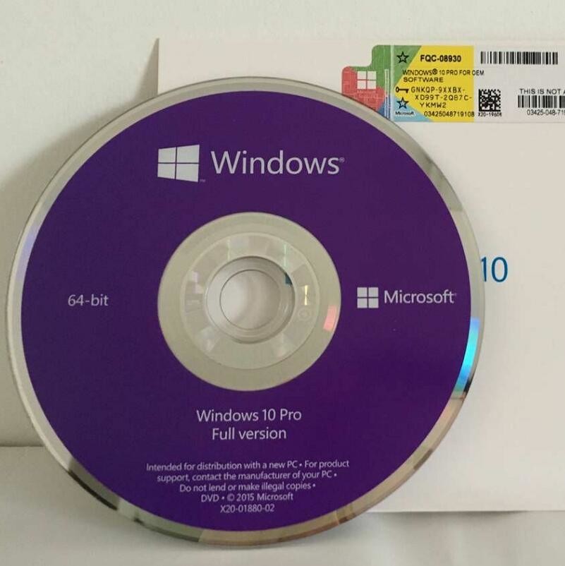 World Wide Windows 10 Pro Key Code Windows 10 Professional 64/32 Key Licenses