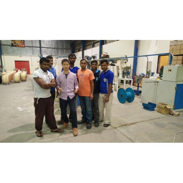 Full Automatic Unmanned Operation Packing Coiling Coating Machine For Flat Cable And Wire