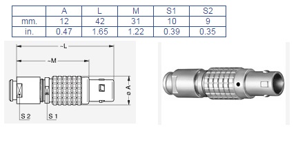 8 Pin Circular Cable Connectors