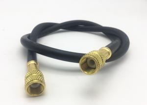 Quality 5MM Black Color Air Conditioner Refrigeration Charging Hose , Freon Charging Hose for sale