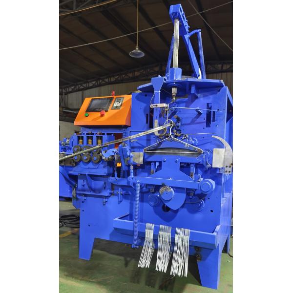 High Speed Automatic PVC Coated Wire Laundry Hanger Making Machine PLC And Inverter Control High Accuracy