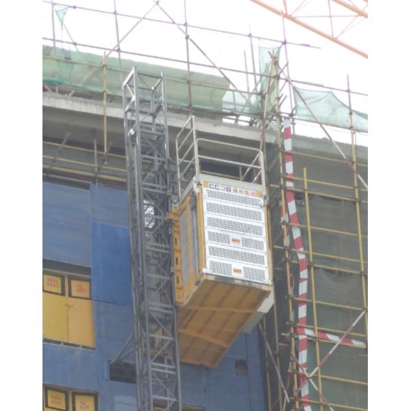 Construction Elevator Payload Capacity 2000Kg With Reliability And Durability
