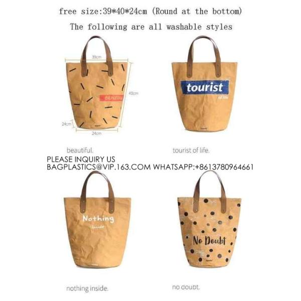 Reusable Tote Bag Waterproof Dupont Tyvek Paper Bag With Lining Custom logo printed tyvek tote shoulder shopping bag