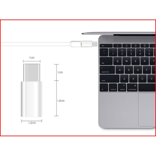 USB 3.1 Type C Male to Micro USB 5Pin Female Microusb Data Charger Adapter Cable for Apple Macbook