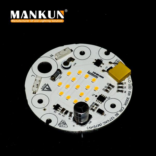75mm 6W CRI80 3000K DOB LED Module Flicker Free Narrow Light Angel