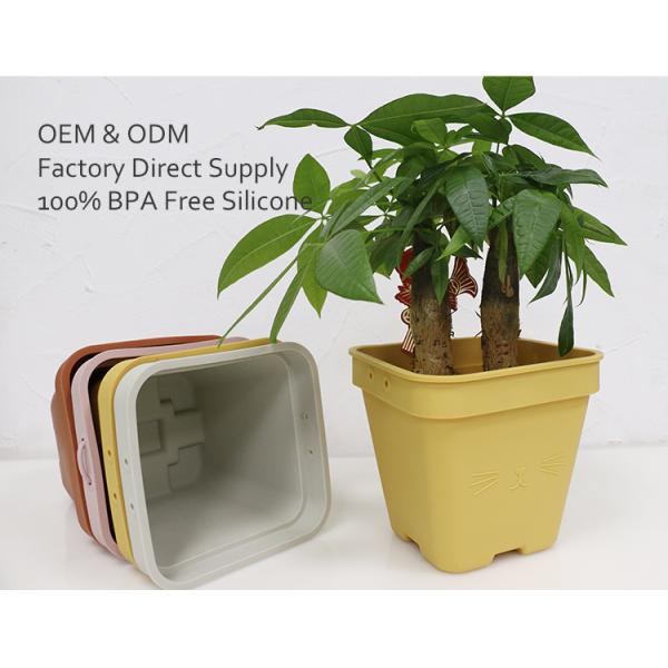 Multi Functional Silicone Flower Pot Eco Friendly With Customized Logo