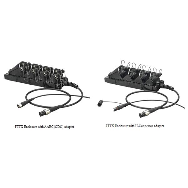 H MiniSC Connector Fiber Optic Cable Assemblies FTTX Optical Terminal Enclosure