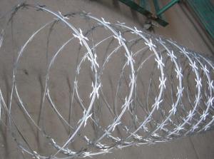 Quality Concertina razor wire/razor barbed wire/concertina wire BTO-22,CBT-65 for sale