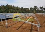 Flat Rooftops Solar Panel Racking System With Professional Structure