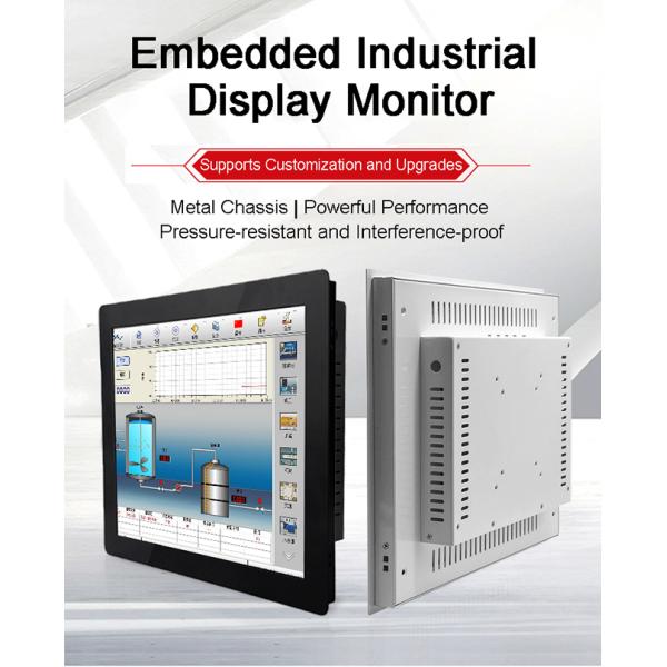 21.5 inch IP65 Waterproof Industrial Embedded Display Touch Screen Capacitive Resistance Mini PC Fanless HD LCD Screen