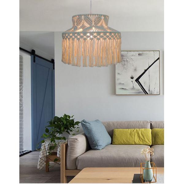 Nordic Bohemian chandelier creative living room LED lamp kitchen bedroom cotton lamp(WH-VP-227)